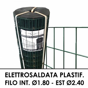 Rete Elettrosaldata Plastificata 50x75