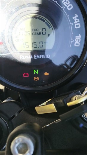 Hunter350 engine light problem