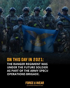 164K views · 570 reactions | Happy Birthday to the Ranger Regiment  Formed on 1st December 2021, part of the Army Special Operations Brigade and ready for specialist missions around the world ⚔️ | Force Wear HQ | Facebook