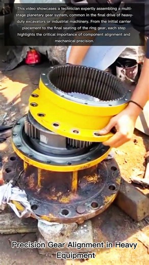 Precision Gear Alignment in Heavy Equipment