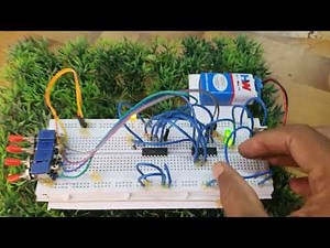 Lawn sprinkler controller design DLD project using logic gates ! Digital circuit project for Btech