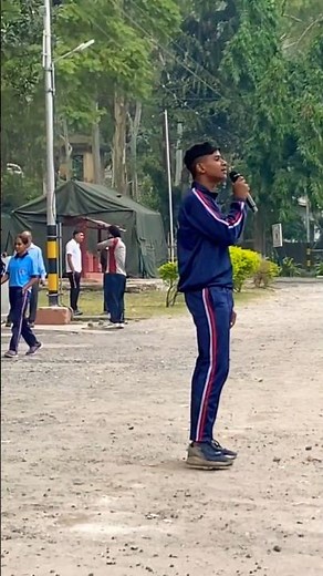 ncc cadet singing song 🎶 achal tera rhe maa #ncc_army #ncccamp #ncctraining #nccshorts #nccrdccamp