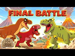 Meet the King of Dinosaurs! 🦖 T-Rex Final Battle | I'm A Dinosaur | Cartoon For Kids | Cartoon Candy