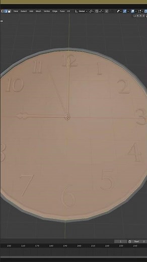 Make a clock in Blender #blendergameengine #blenderstudio #blendercourse