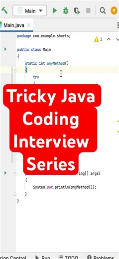 Java Tricky Interview Coding Program 23 #javaprogramming #java