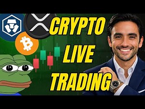 🔴CRYPTO LIVE TRADING PEPE, XRP, BITCOIN & CRO COIN🔴Crypto.com 💙