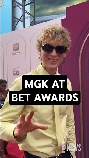 mgk vibing to Amerie at BET awards. mgk is so fine