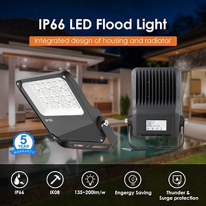 [Hot Item] High-Performance IP66 200lm/W Waterproof Outdoor Floodlight Security Flood Lights for Playground etc