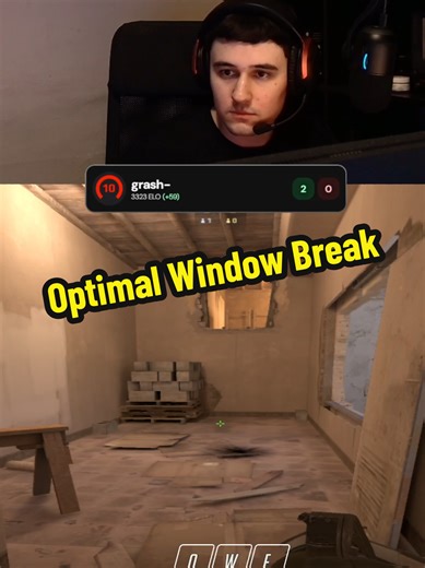 Mirage Optimal Window Breaks #cs2 #cs2tips #cs2pro #cs2tricks #cs2clips