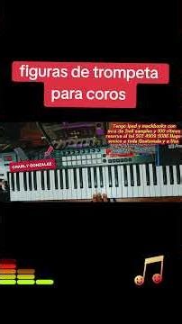 Figuras de trompeta para coros #charlygonzalez #cumbia #musica #piano #cadena_de_,coros #coros