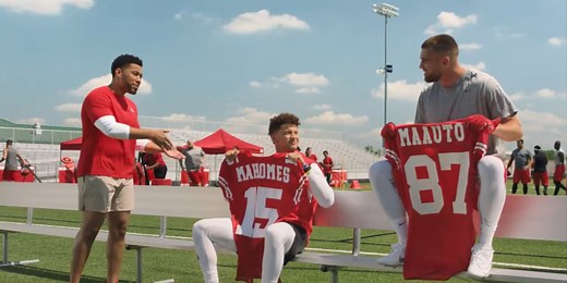 Kansas City Chiefs Mahomes, Kelce bundle themselves in new State Farm ad