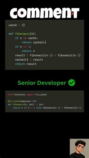 Senior vs Junior Python code #coding