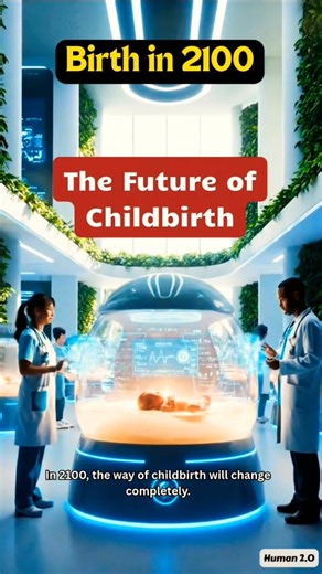 How Babies Will Be Born in 2100 👶 Future Birth Technology #shorts #future2100 #futurebabies