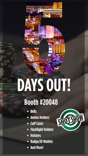  5 DAYS OUT — SHOT SHOW 2026  The countdown is on! In just 5 days,...