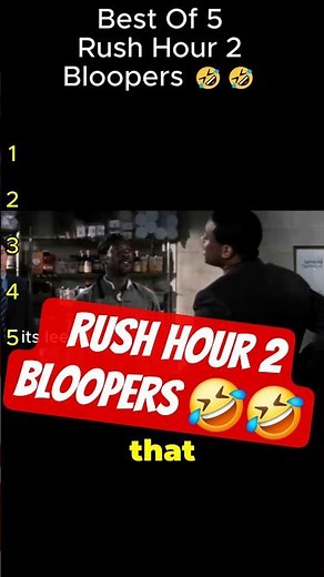 Rush Hour 2 Bloopers That Still Kill Me 💀
