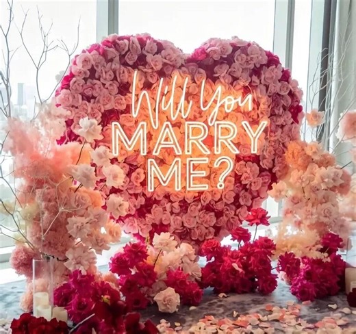 Neon Sign, Will You Marry Me Neon Sign, Marry Me LED Sign, Wedding Proposal Light, Marry Me Backdrop, Engagement Decor, Neon Wedding Sign - Etsy