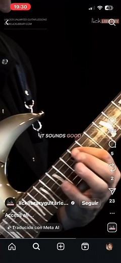 Excerpt of a video of me talking about how I developed my sweep picking, arpeggio technique. This is a lesson I did several years ago that an AI program translated to Spanish using my own voice. I don’t speak Spanish, but you would never know it here! | Michael Angelo Batio