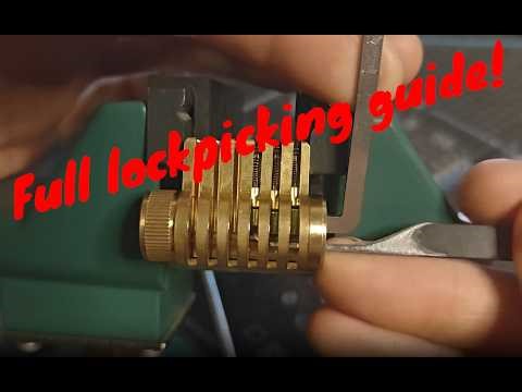 Full lockpicking guide + picking security pins!