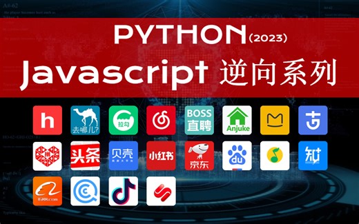 【Python爬虫 JS逆向实战课】爬虫入行必备/AES/Hook/Cookie/akamai/瑞数/参数/算法/滑块/验证码/混淆/加密/抓包/反爬虫/原理