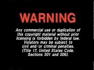 Image Entertainment Warning Screen (1990-1997)