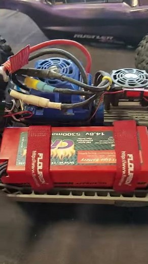 Upgraded Traxxas Rustler 4x4 VXL TO 4S POWER!