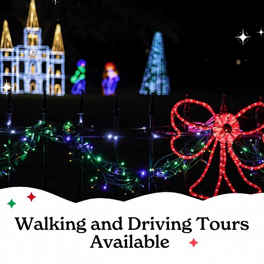 🎄 This holiday season, Celebration in the Oaks brings you more value than ever before! Enjoy our NEW Walking Tour Value Nights and discounts on evening tours during Christmas week, making it easier than ever to experience the magic of City Park. Tickets on sale now — get yours today before popular dates sell out! | New Orleans City Park