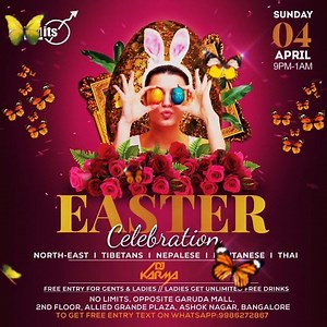 讀HAPPY EASTER Big Celebration Tonight Sunday 4th April ,9PM to 1AM...