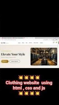 This video is perfect for beginners who want learn web development and build real projects#website