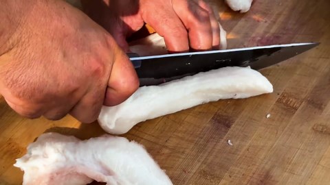 Delivered a Huge Log to Cook 3 Homemade Dishes at Once