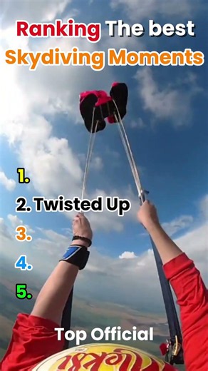 Ranking The Best Skydiving Moments#youtubeshorts #ranking #funny #moments #skydiving diving