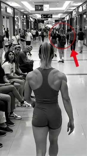 Public Reaction 😮💫 female bodybuilder walking in mall ,🥵🤩