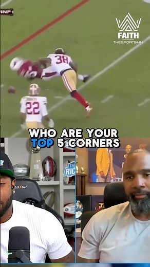 NFL Legend Charles Woodson TOP 5 Corners of all time 🔥👀 #nfl