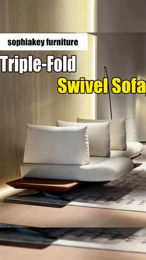 Sophiakey • furniture on Instagram: "Swivel Sofa-Endless Modular Combos. A sofa shaped for movement. Each module rotates with ease, creating a space that shifts with your rhythm — relaxed, fluid, and quietly refined. Follow for more lifestyle inspirations.🔔 #FullHouseFurniture #HomeInspiration #ModernHome #FurnitureDesign #CozyLiving #InteriorGoals #HomeStyling #ModernInterior #FurnitureCollection #ContemporaryDesign #homedecorideas #furniture #furnituredesign #luxuryfurniture #modernliving #in