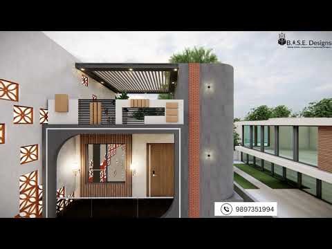 3D Elevation of Residential house of Mr Bansal | #trending #viral #basedesignsharidwar #3d #3623 #2d