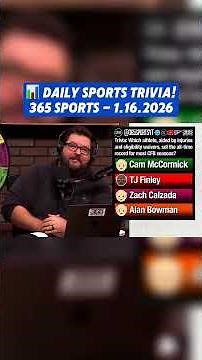 📊 365 Sports - Daily Sports Trivia! - 1.15.2026