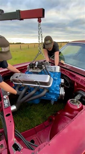 Fully Rusted 1967 Ford Mustang Restored Outdoors ASMR 🔥 12s Time-Lapse