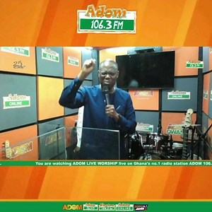 9.8K views · 319 reactions | Apostle Aaron Ami-Narh, president of Apostolic Church, Ghana on Adom Live Worship. | Adom 106.3 FM | Facebook