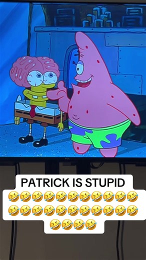 Patrick late 🤣🤣 #reactions #cartoons #spongebob #drphil #help | spongebob