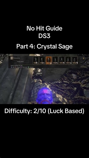 No Hit Guide for Crystal Sage in Dark Souls 3