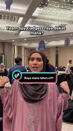 Lagi berapa hari je nak raya so jom kita tanya team Spy Gadgets raya dekat mana tahun ni?!?!?!