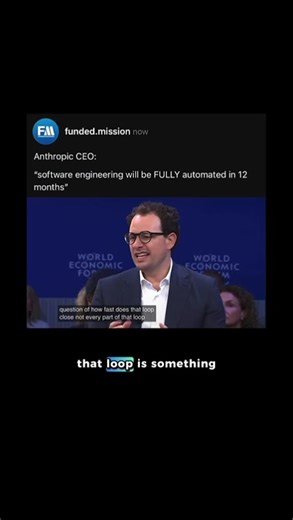 Anthropic CEO: “software engineering will be FULLY automated in 12 months”