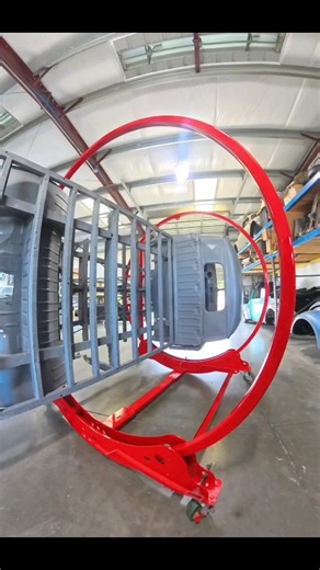 We dropped by with the staff 👋🤓 from @kindredmotorworks to visually inspect & scan @werkstatt_restorations custom built rotisseries and frame jigs. Joey's Building Dreams 👍😁 #werkstattrestorations #bus #skinnerclassics #vw #kindredmotorworks #vwbusbuilders #splitbus #rotisseriehoops | Skinner Classics - VW Restorations & Repair