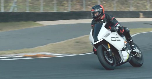 Watch: Segway electric motorcycle concept takes hot laps on the track