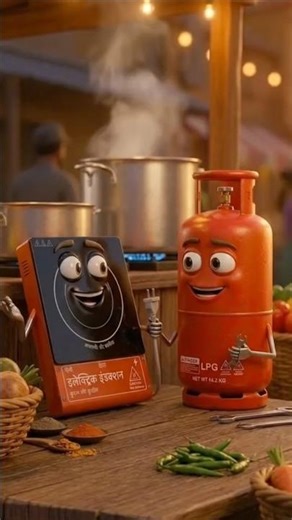 "LPG vs Induction 😱 कौन जीतेगा? Emotional Twist जो दिल छू जाए! 💔🔥#viralvideo #irginal