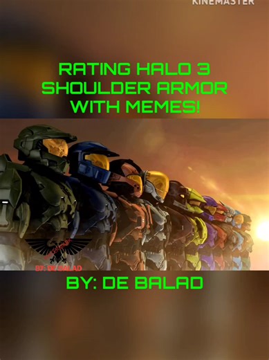 Rating Halo 3 Shoulder Armor Designs WITH MEMES! #Halo #Halo3 #Shorts #Gaming #Debalad