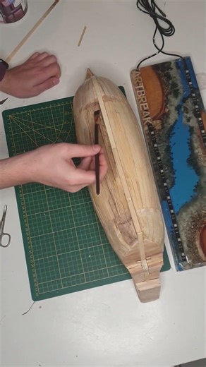 Painting a Wooden Ship Hull | Traditional Boat Finishing | WoodCraft RO #automobile #woodscraft