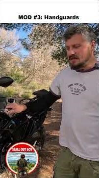 Best Tenere 700 mods - Handguards #tenere700 #adventurebike #advbike #yamahatenere700 #motodiy