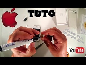 [TUTO-GEEK] ▶︎ Transformer MICRO SIM ▷ en NANO SIM ☞pour les NULS