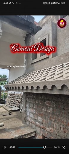 📯🔥Elevation Cement Finishing Work🌍🧭 As A Engineer Tamil 🧭 Er Murugan 📍 CIVIL ENGINEER 🛞 #reels #elevation #cement #design #artwork #asaengineertamil #ermurugan #Construction | As A Engineer தமிழ்