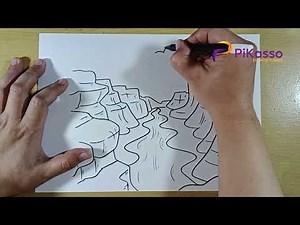 How to Draw a Canyon